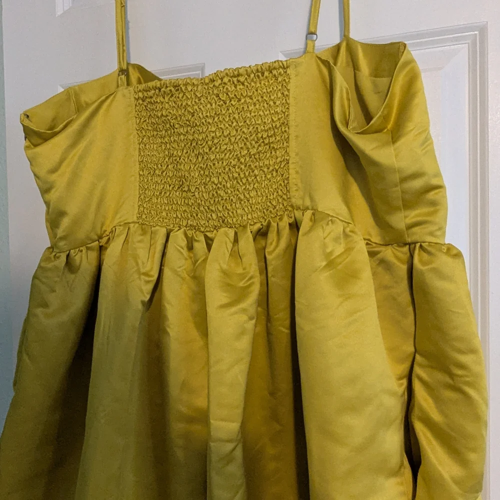 NWT Yellow Strapless Dress - Picture 5 of 7